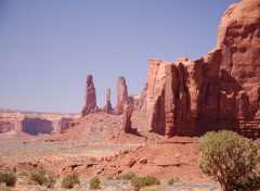 Wallpapers Nature 3 sisters  Monument Valley