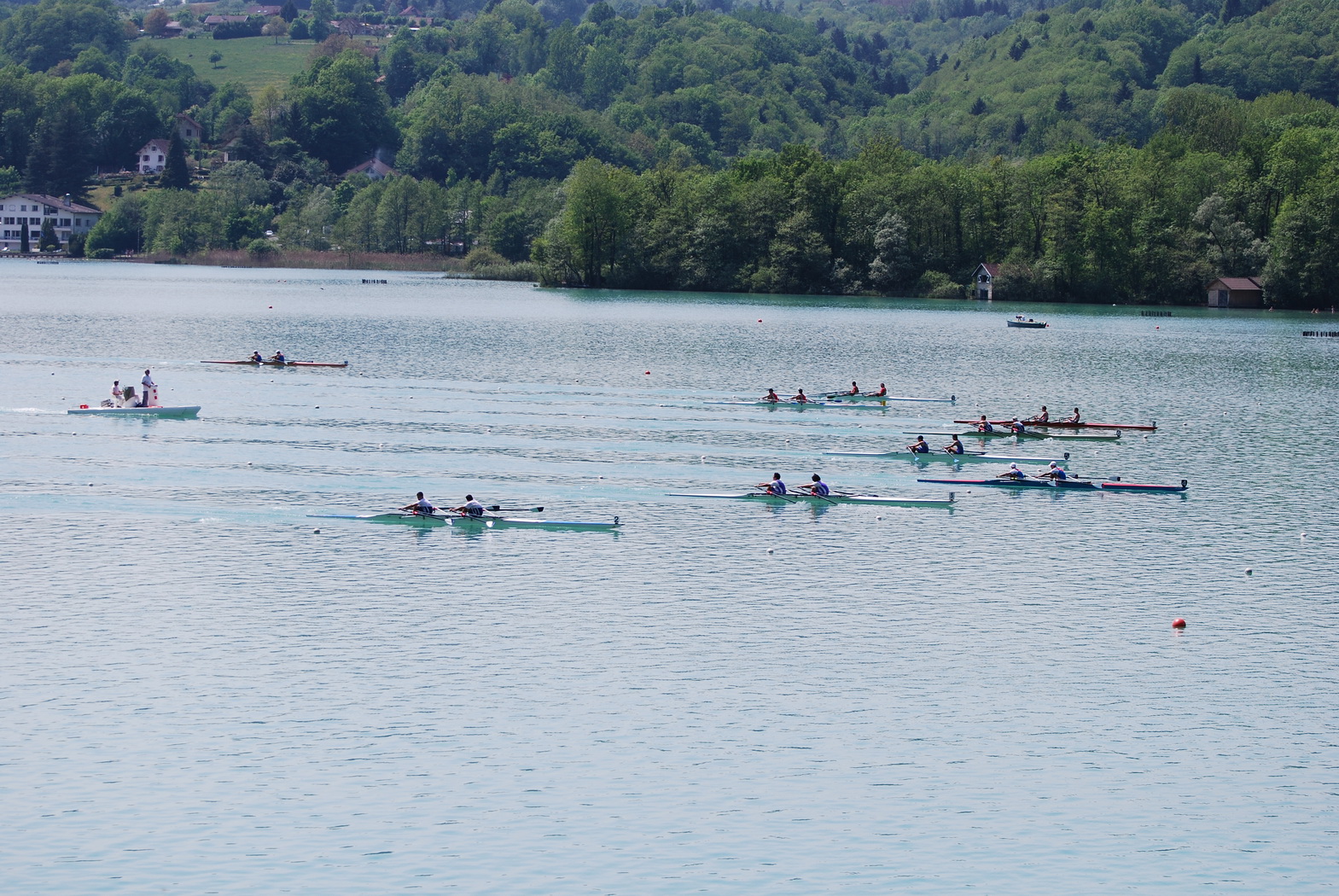 Fonds d'cran Sports - Loisirs Aviron Rgate d'aviron d'Aiguebelette 2008