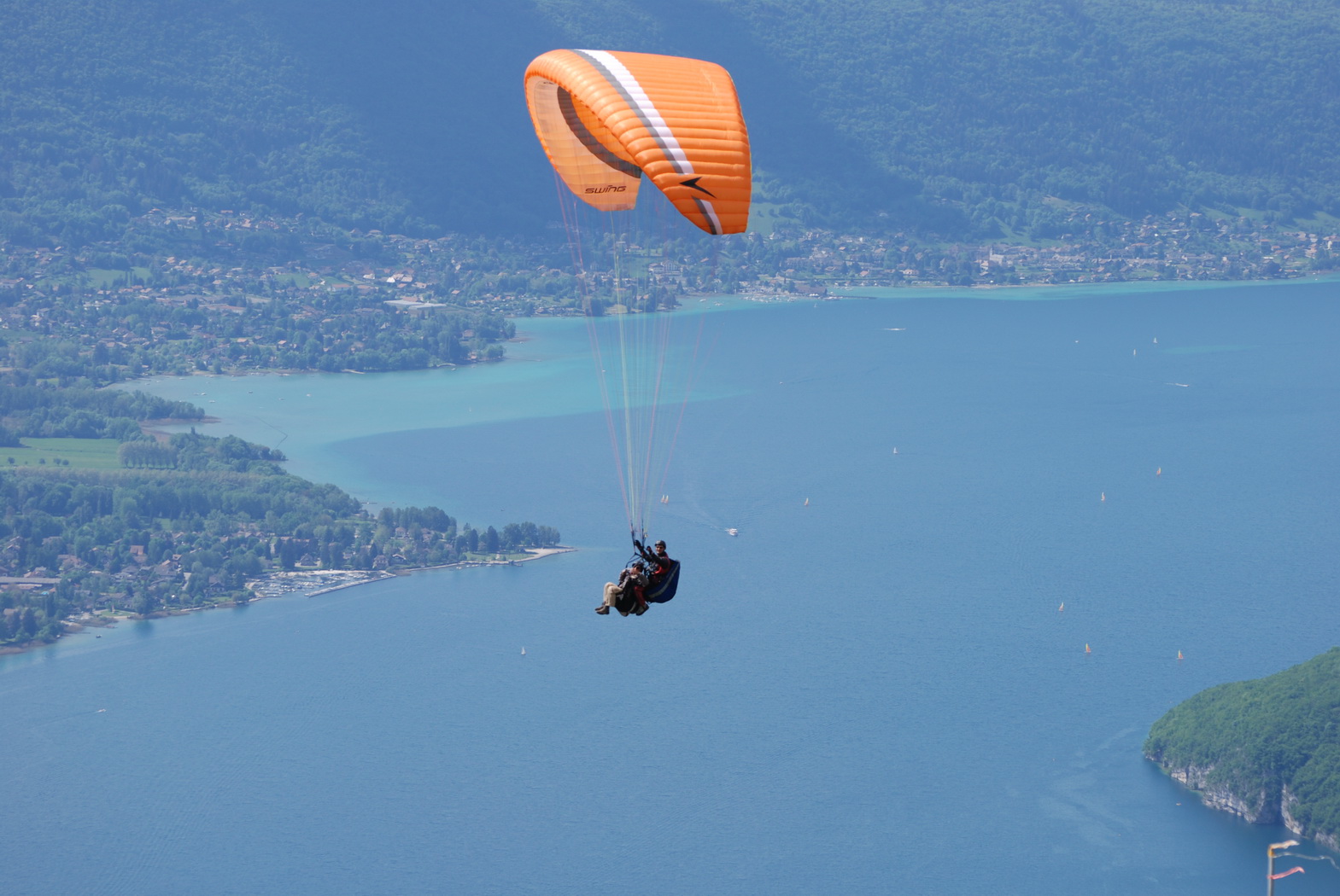 Wallpapers Sports - Leisures Paragliding Parapentiste au col de la Forclaz