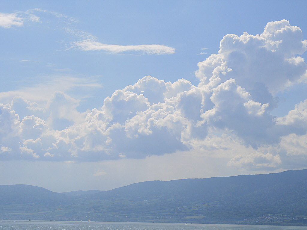 Fonds d'cran Nature Ciel - Nuages Nuages au-dessus du Jura