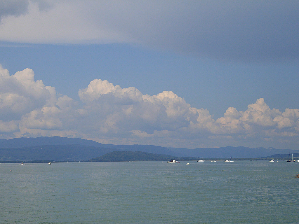 Fonds d'cran Nature Lacs - Etangs Nuages roses-oranges