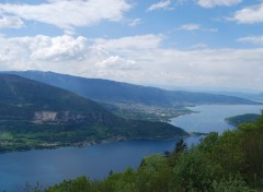 Wallpapers Trips : Europ lac d'annecy vue du col de la Forclaz