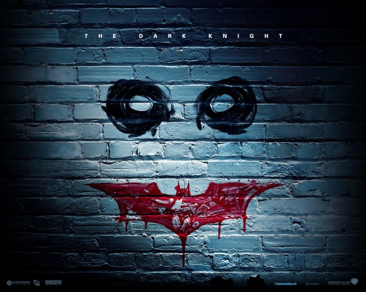 Fonds d'cran Cinma Batman - The Dark Knight Why so serious?