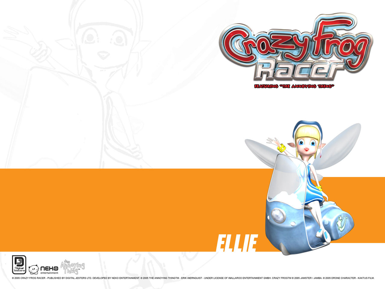 Fonds d'cran Jeux Vido Crazy Frog Racer 