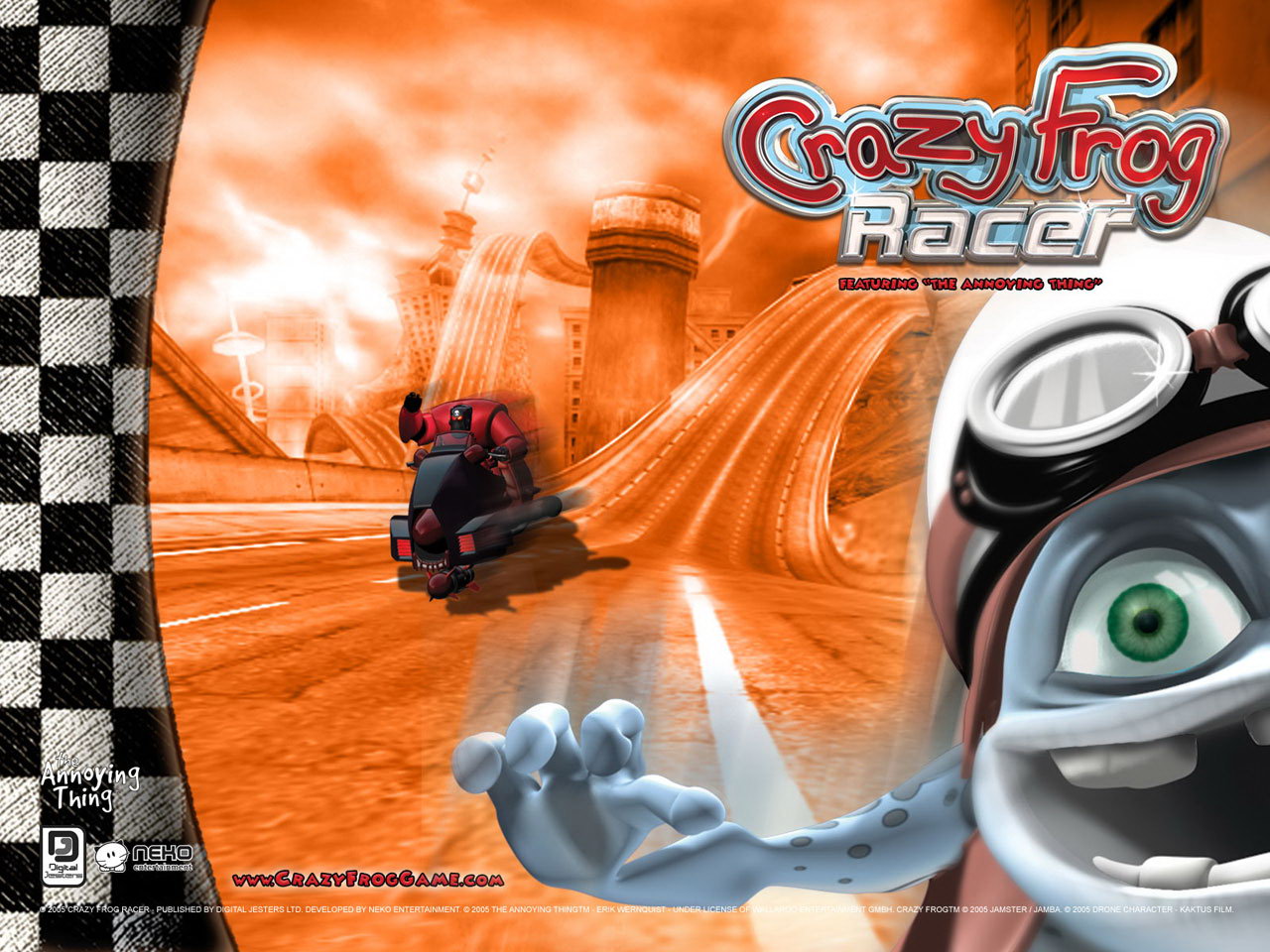 Fonds d'cran Jeux Vido Crazy Frog Racer 