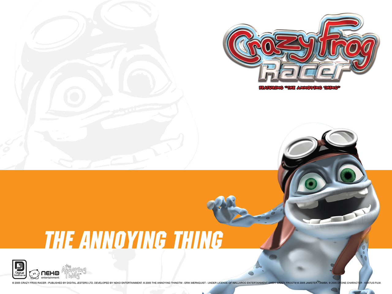 Fonds d'cran Jeux Vido Crazy Frog Racer 