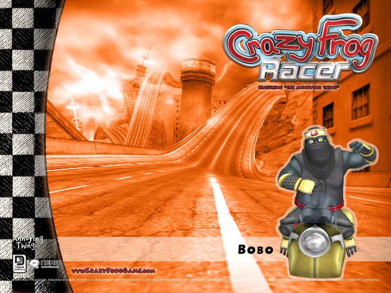 Fonds d'cran Jeux Vido Crazy Frog Racer 