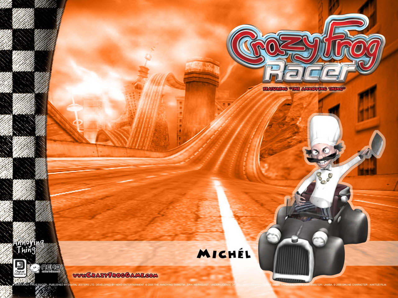 Fonds d'cran Jeux Vido Crazy Frog Racer 