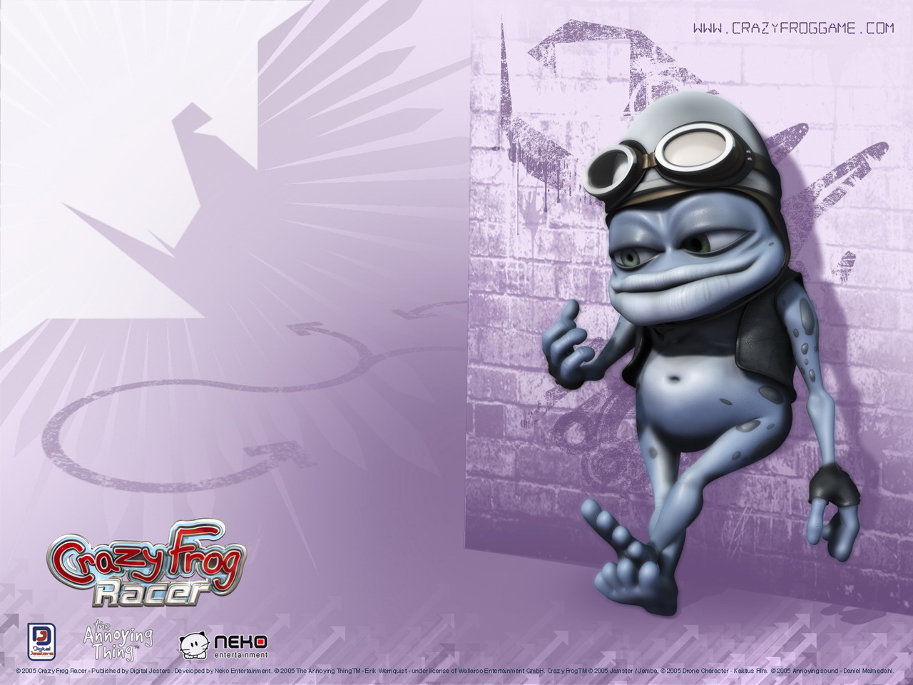 Fonds d'cran Jeux Vido Crazy Frog Racer 