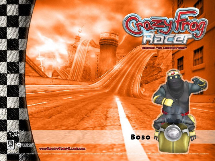 Fonds d'cran Jeux Vido Crazy Frog Racer Wallpaper N203243