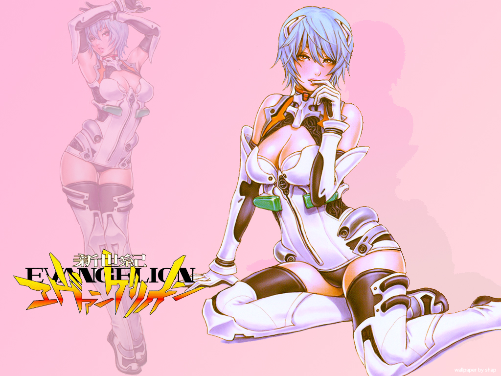 Wallpapers Cartoons Evangelion rei