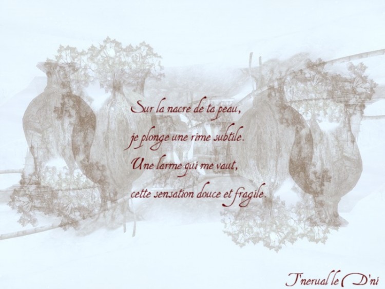 Fonds d'cran Art - Numrique Posie - Texte Tendresse