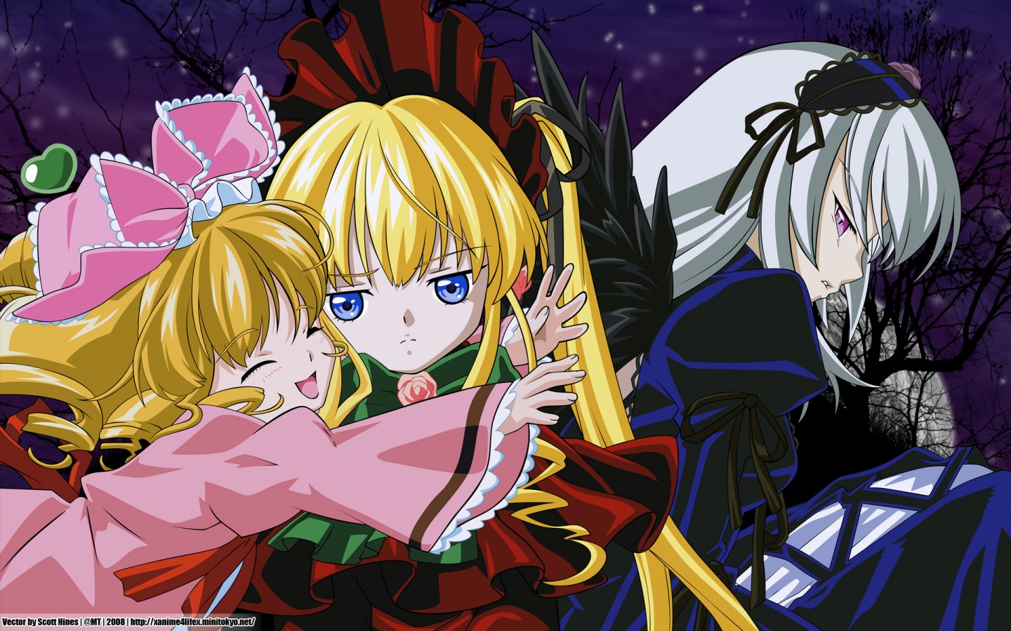 Fonds d'cran Manga Rozen Maiden rozen maiden calin?