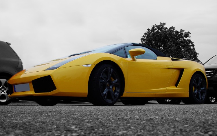 Wallpapers Cars Lamborghini WIDE - Lamborghini Gallardo Spyder