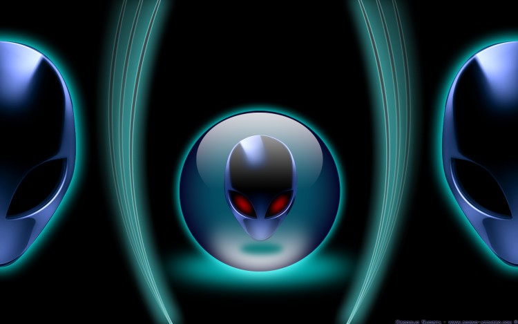 Wallpapers Digital Art Science-Fiction - Robots Alien Azzurro