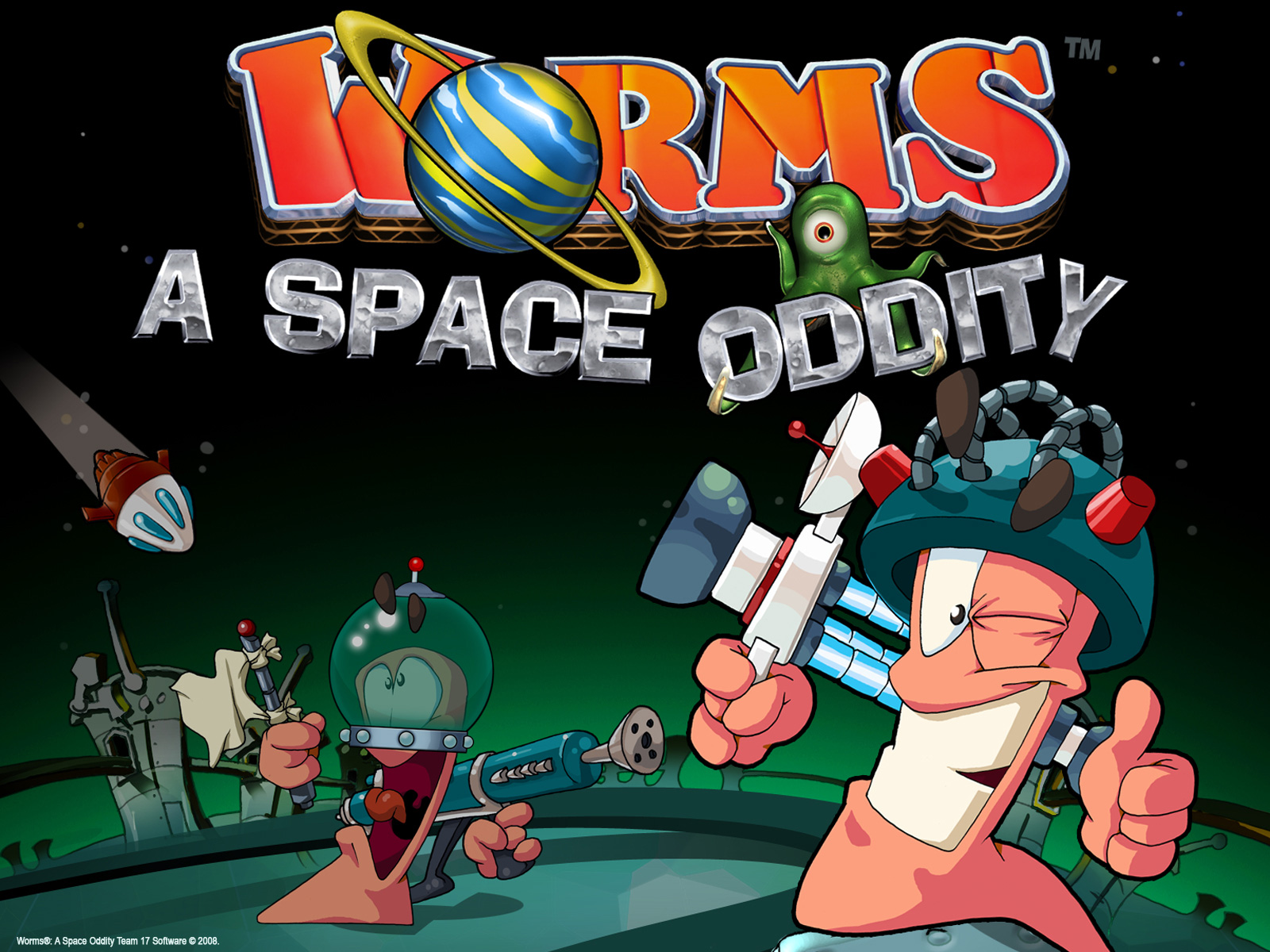 Fonds d'cran Jeux Vido Worms : l'Odysse de l'Espace 