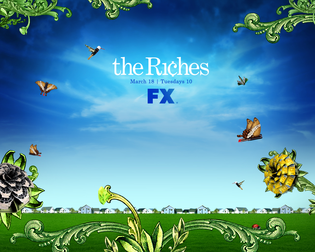 Fonds d'cran Sries TV The Riches 