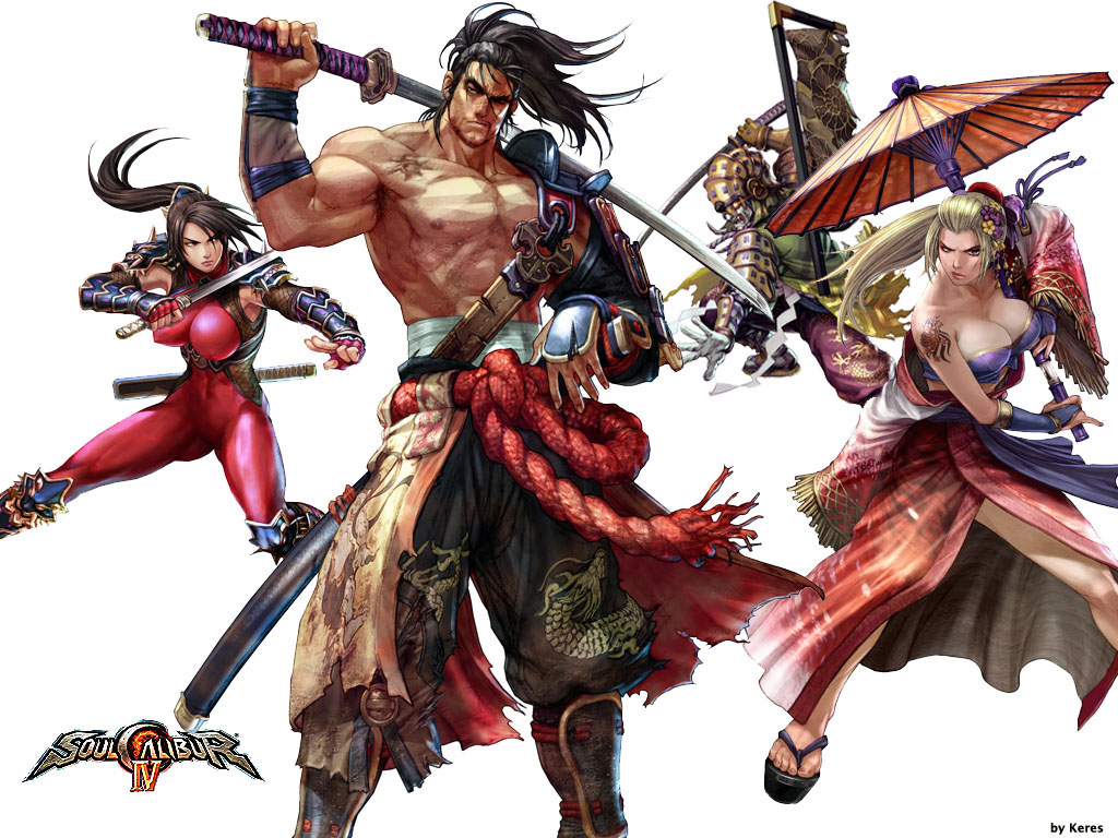 Fonds d'cran Jeux Vido Soul Calibur 4 Japan's Fighters of SC4