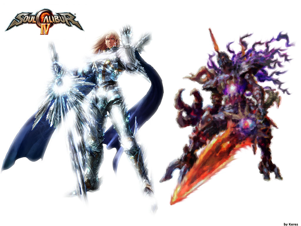 Fonds d'cran Jeux Vido Soul Calibur 4 Siegfried & Nightmare