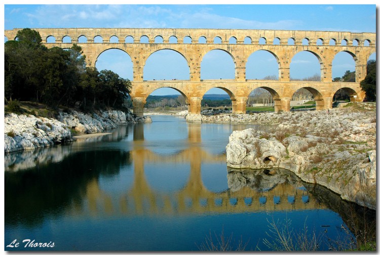Fonds d'cran Voyages : Europe France > Languedoc-Roussillon Pont du Gard