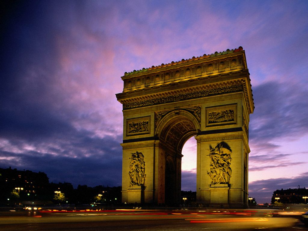 Wallpapers Trips : Europ France > Ile-de-France > Paris Arc de Triomphe