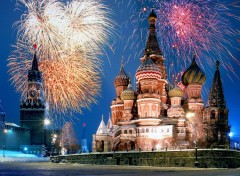 Wallpapers Trips : Europ Kremlin and Red Square Fireworks