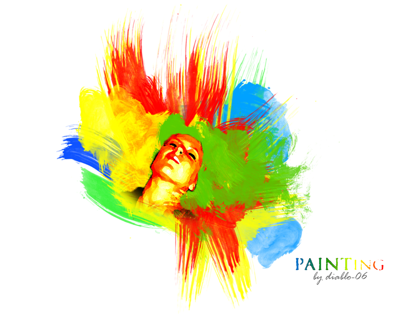 Wallpapers Digital Art Women - Femininity Painting