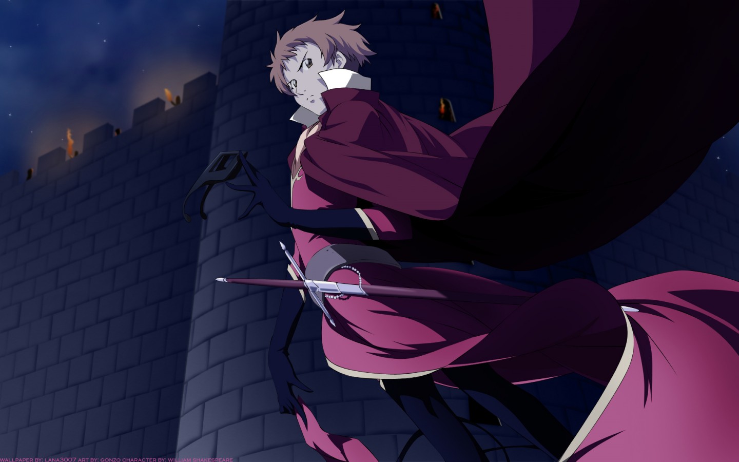 Wallpapers Manga Romeo X Juliet tornade rouge