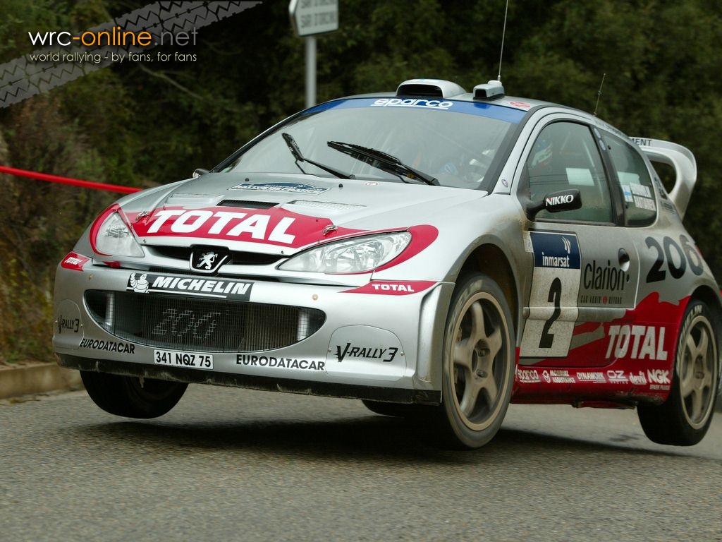 Fonds d'cran Sports - Loisirs Rallye 206 WRC