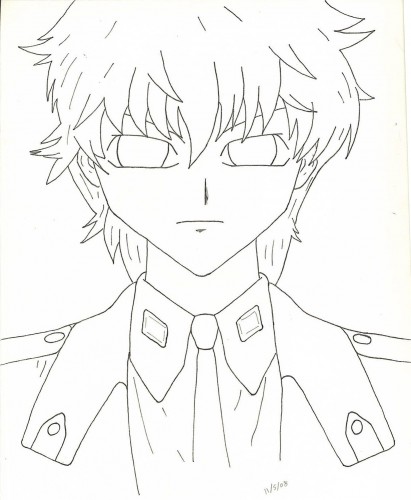 Fonds d'cran Art - Crayon Manga - Code Geass Suzaku