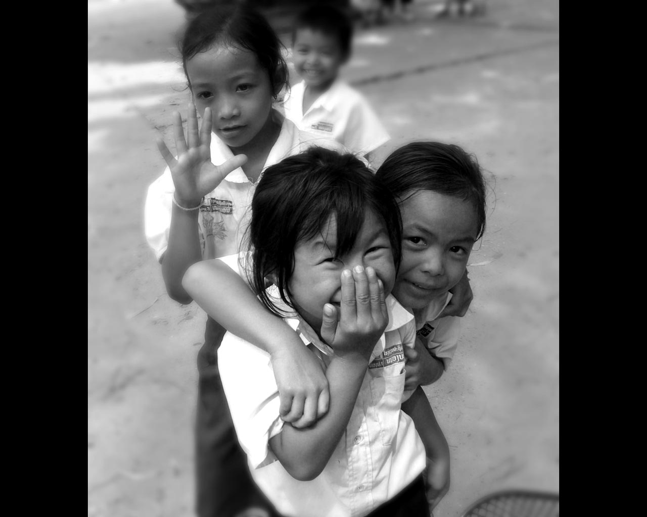 Wallpapers Trips : Asia Laos Enfants au Laos