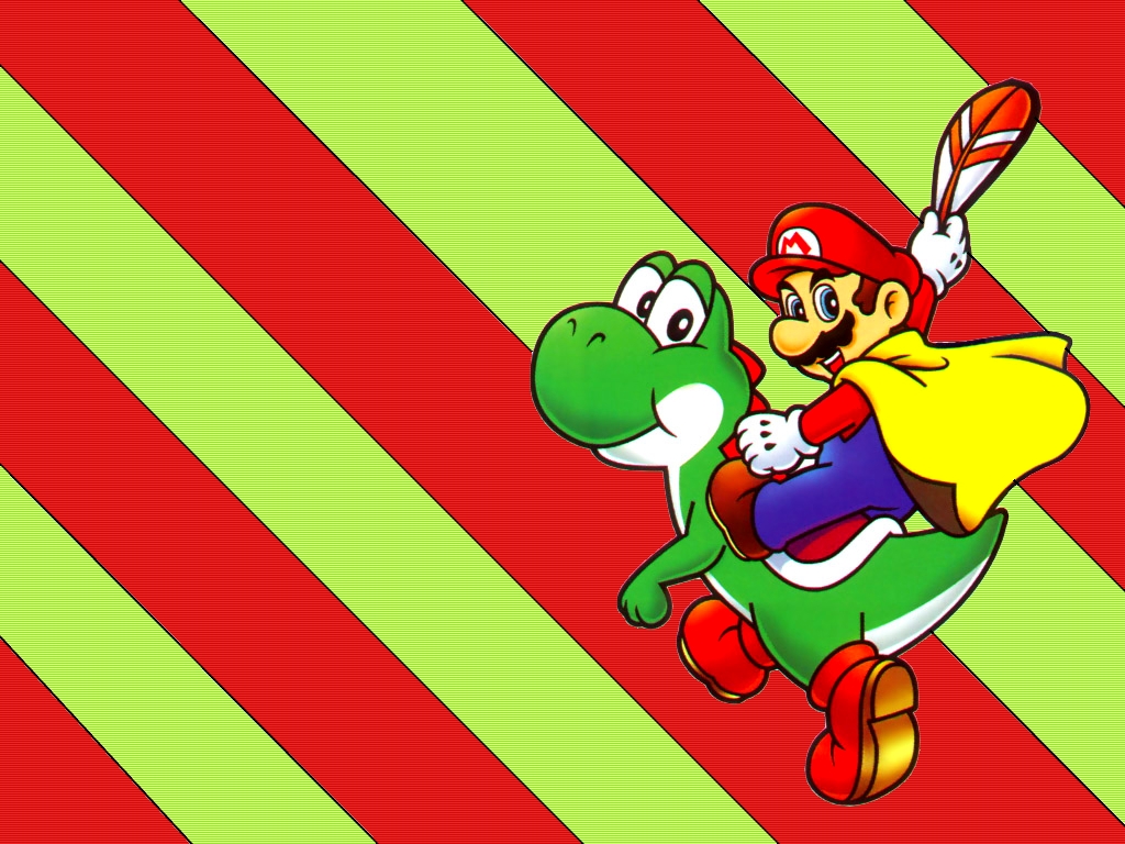 Fonds d'cran Jeux Vido Mario Mario Yoshi