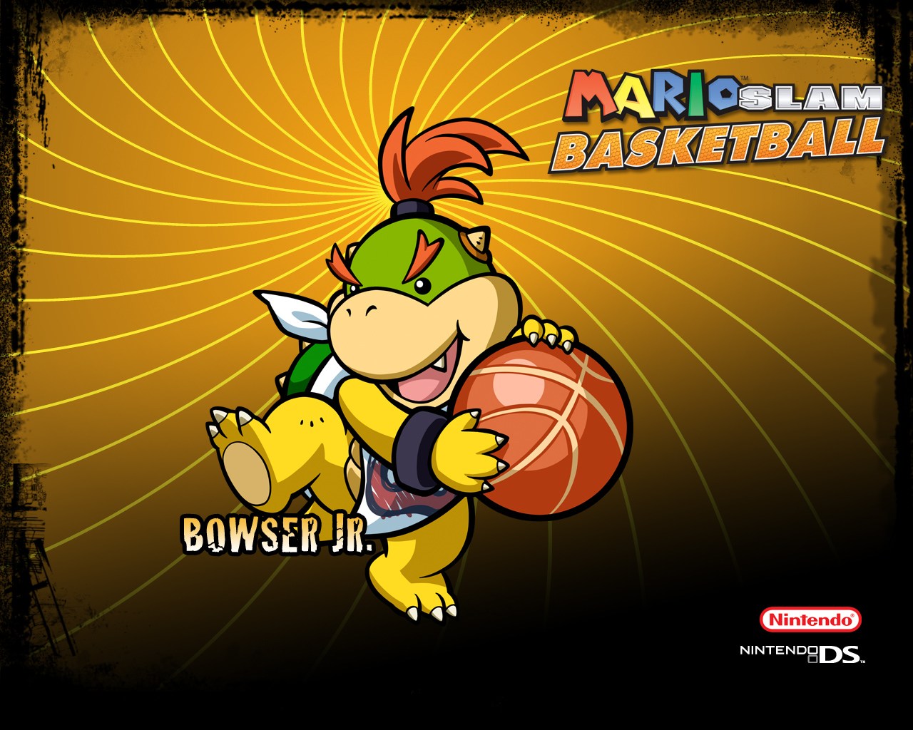 Wallpapers Video Games Mario Slam Basketball Bowser Jr au Basket