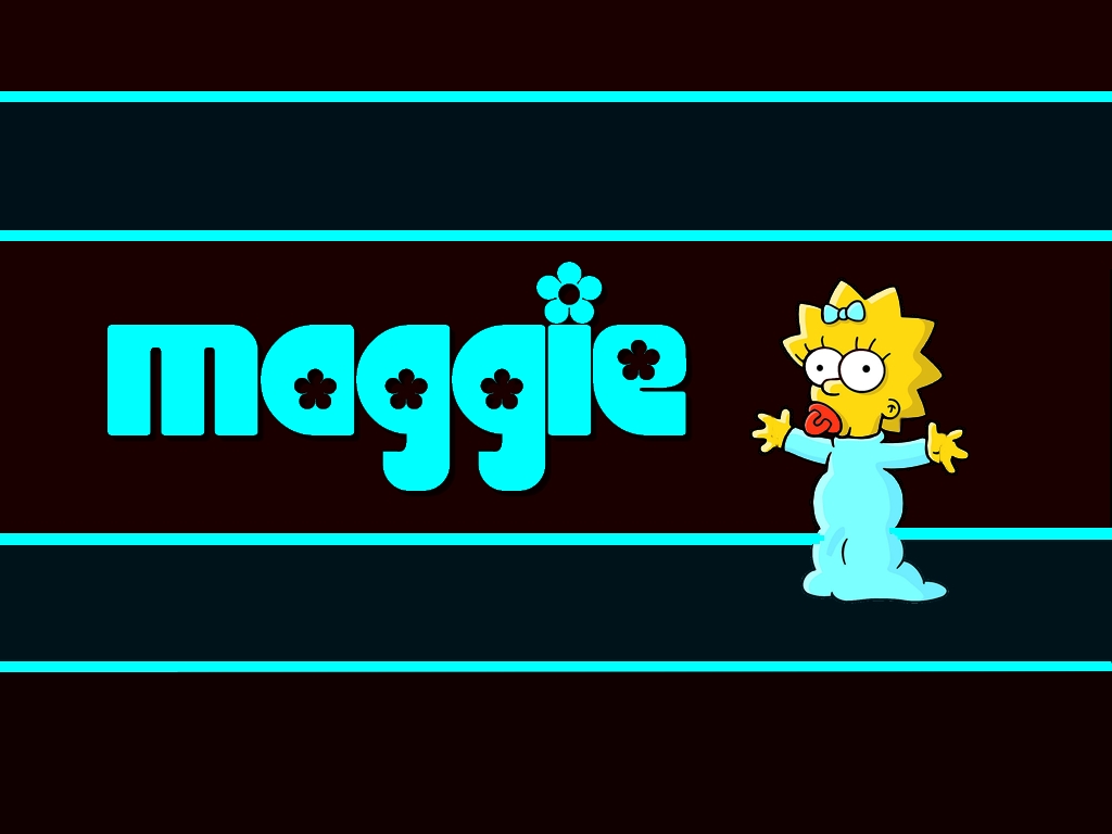 Fonds d'cran Dessins Anims Les Simpsons Maggie simpson