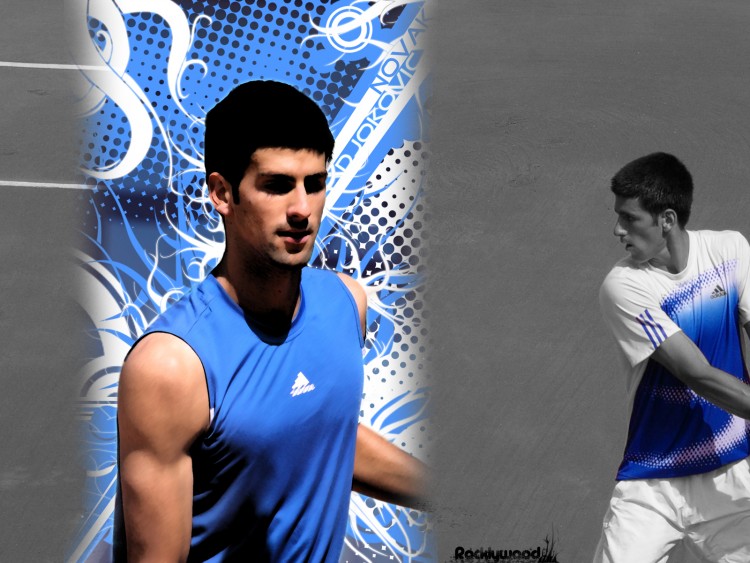 Wallpapers Sports - Leisures Tennis Blue Djokovic