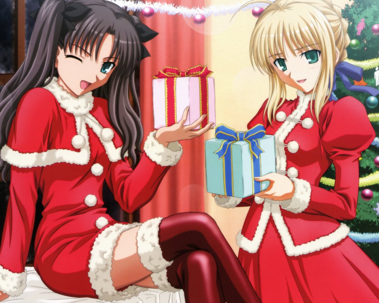 Wallpapers Manga Fate stay night / Fate project merry xmas