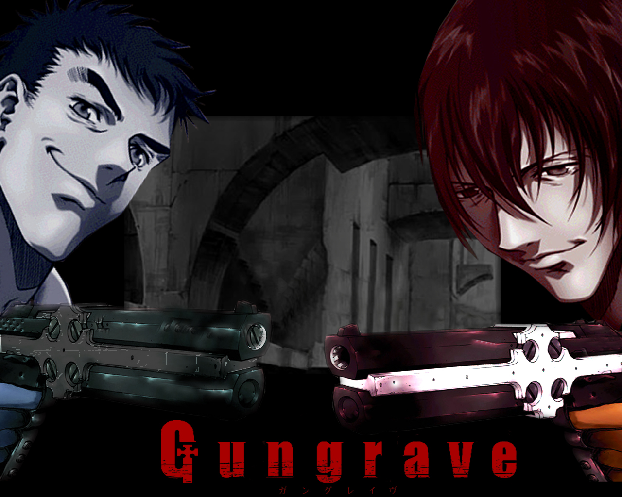 Wallpapers Manga Gungrave Face à face