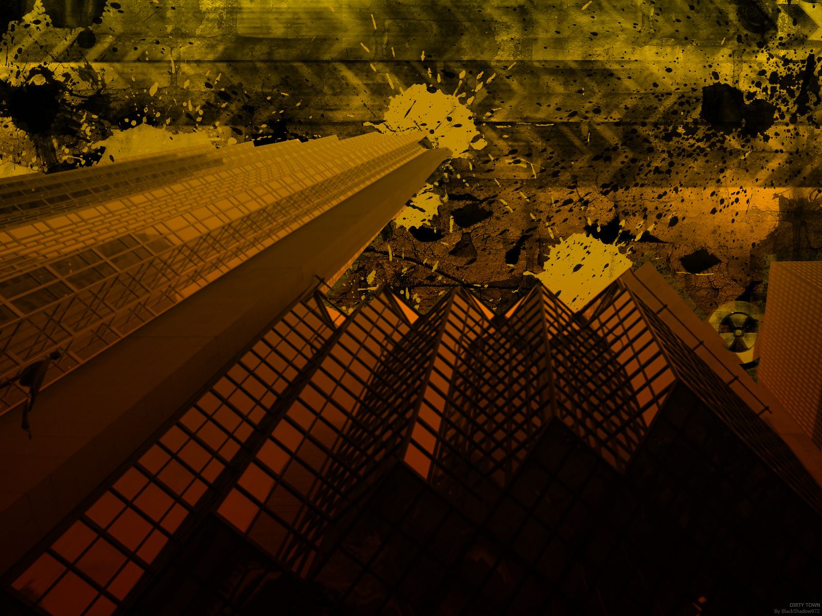 Wallpapers Digital Art Style Urbain D!rty_Town