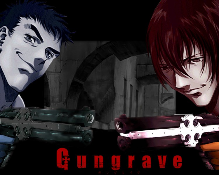 Fonds d'cran Manga Gungrave Face  face