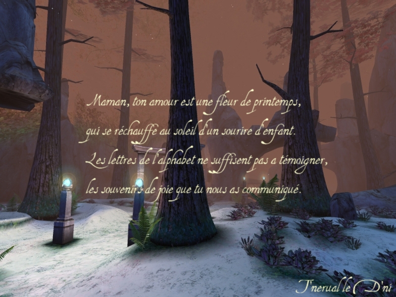 Wallpapers Digital Art Poetry - Texts Maman