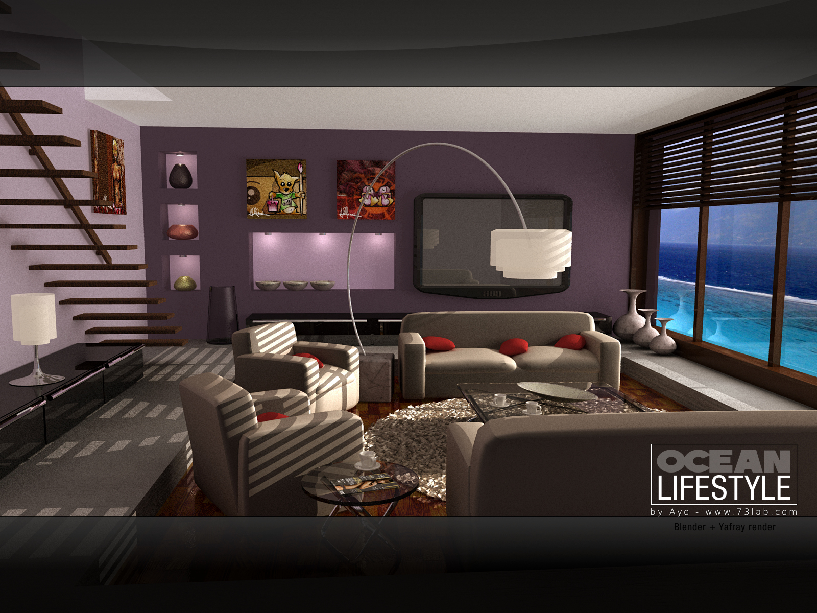 Wallpapers Digital Art 3D - Blender Ocean Lifestyle