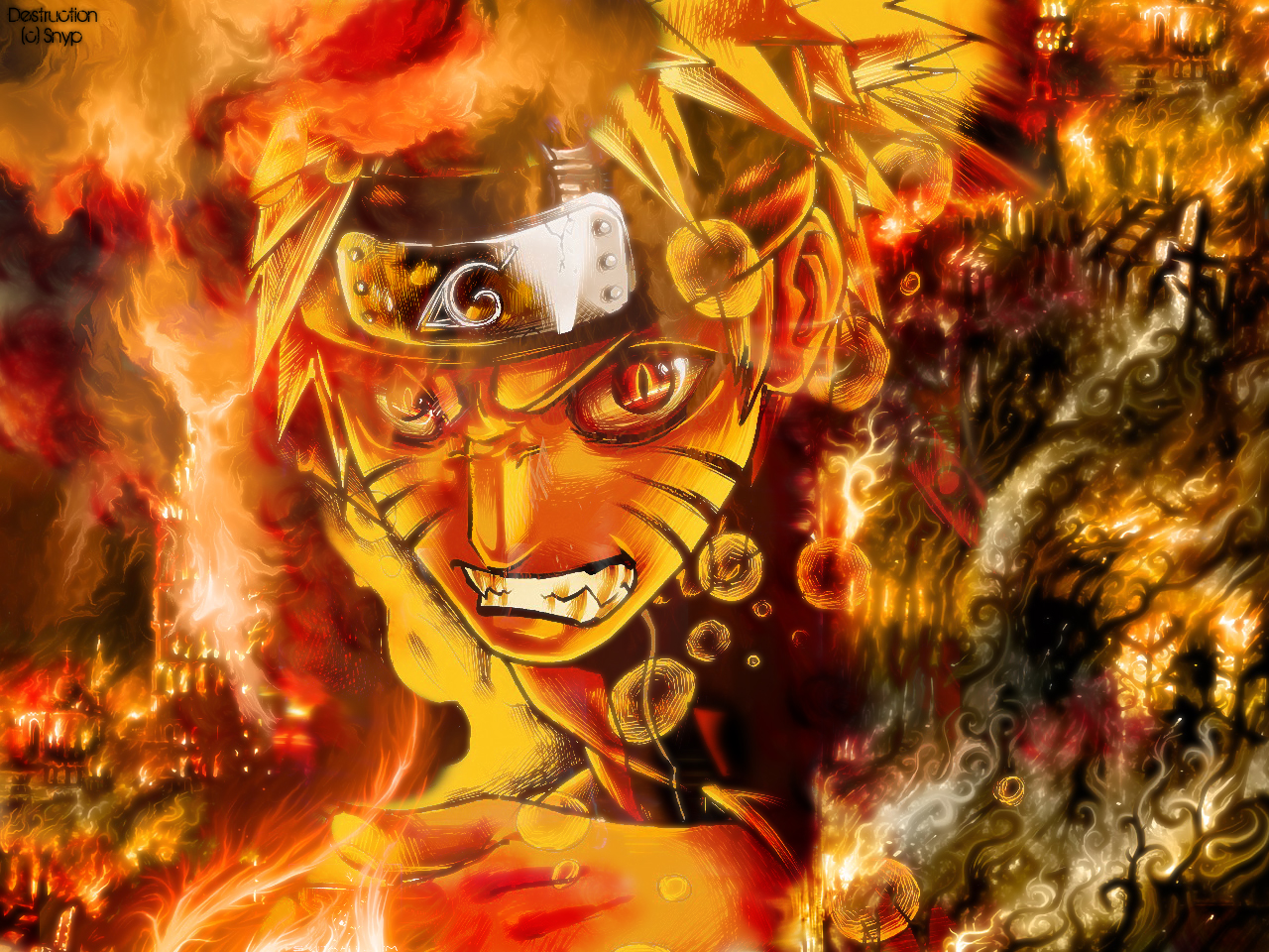 Wallpapers Manga Naruto Destruction