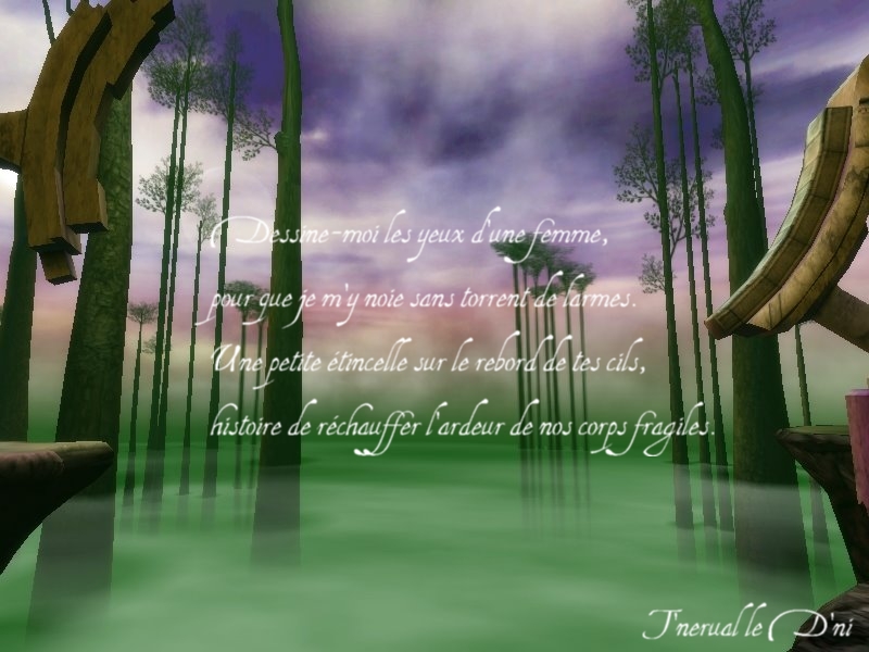 Wallpapers Digital Art Poetry - Texts Dessine-moi