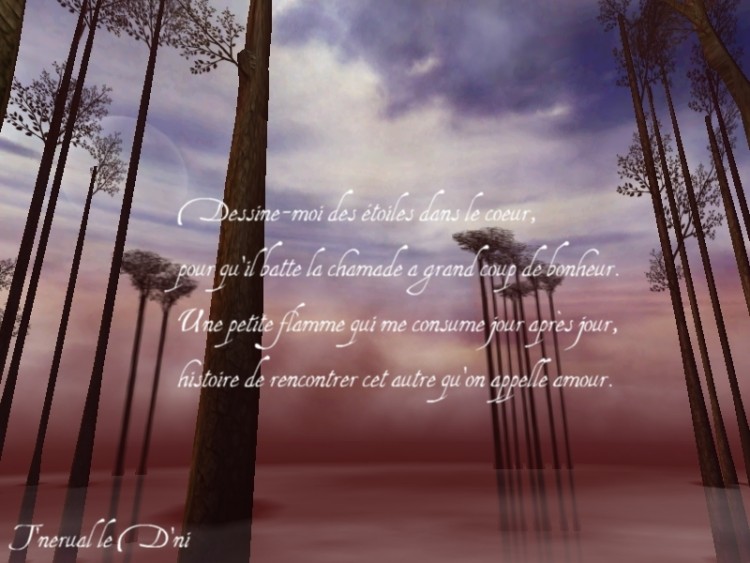 Wallpapers Digital Art Poetry - Texts Dessine-Moi