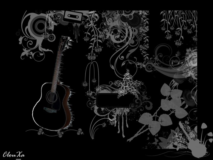 Wallpapers Digital Art Compositions 2D Guitar