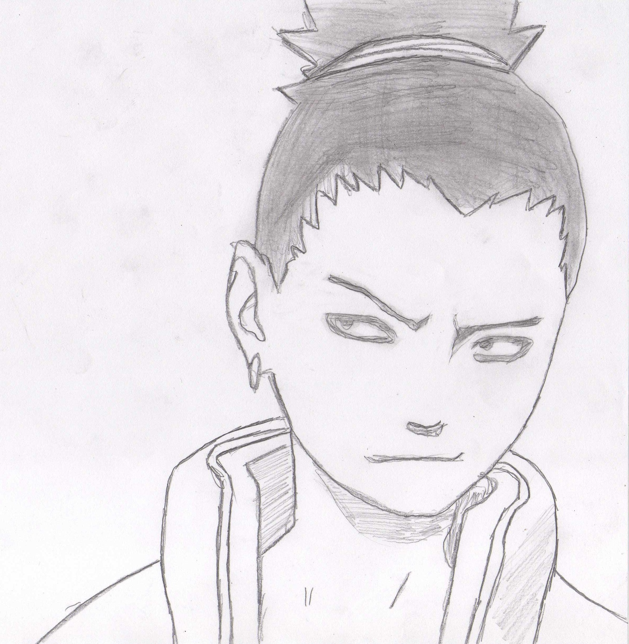 Wallpapers Art - Pencil Manga - Naruto shikamaru