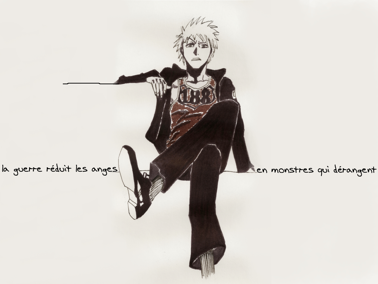 Fonds d'cran Manga Bleach ichigo 1