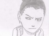 Fonds d'cran Art - Crayon shikamaru