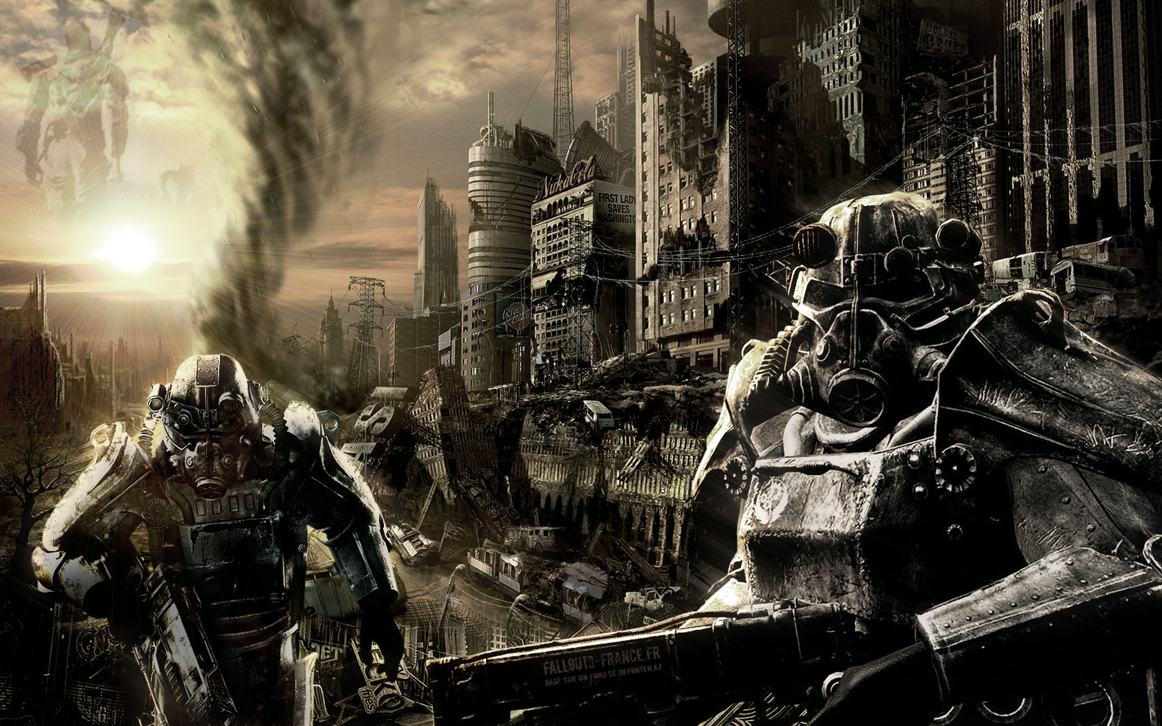 Fonds d'cran Jeux Vido Fallout 3 Fallout 3 - The Brotherhood Of Steel