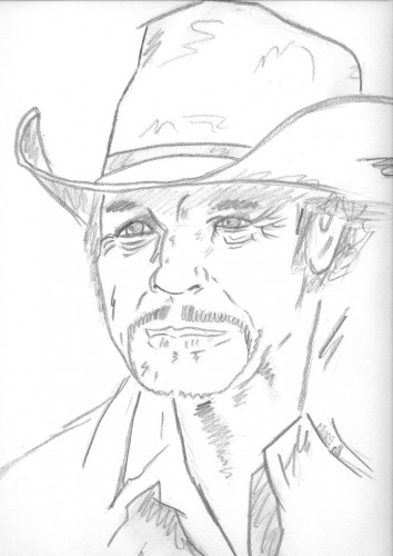 Fonds d'cran Art - Crayon Portraits Charles Bronson 2